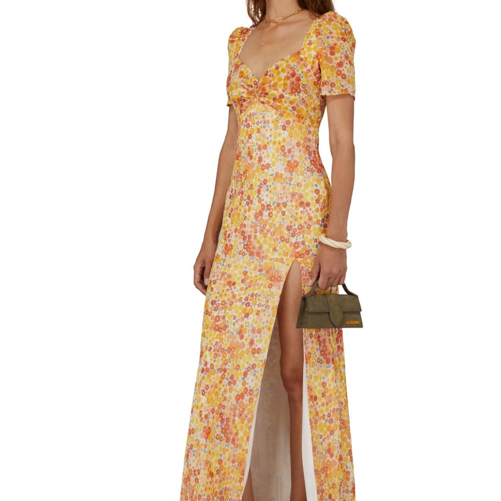 STAUD Long Lea dress size 8- runs small!